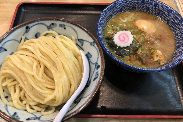 「味玉濃厚豚骨魚介つけ麺(大) 1,000円」@三竹寿 本店の写真