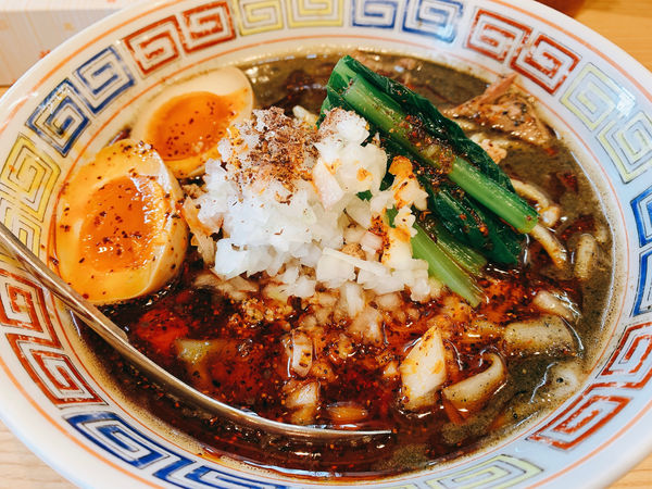 「味玉黒胡麻担々麺」@ほっこり中華そば もつけの写真