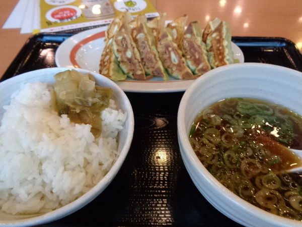 「W定食Aセット（ハーフ＆ハーフ）600円」@幸楽苑 矢野目店の写真