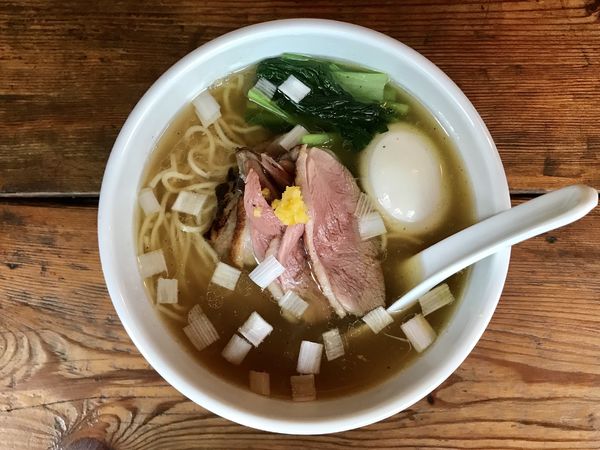 「特製 鴨だし中華そば 塩」@麺処 図鑑の写真