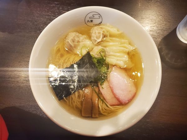 「ワンタン白醤油」@八雲の写真