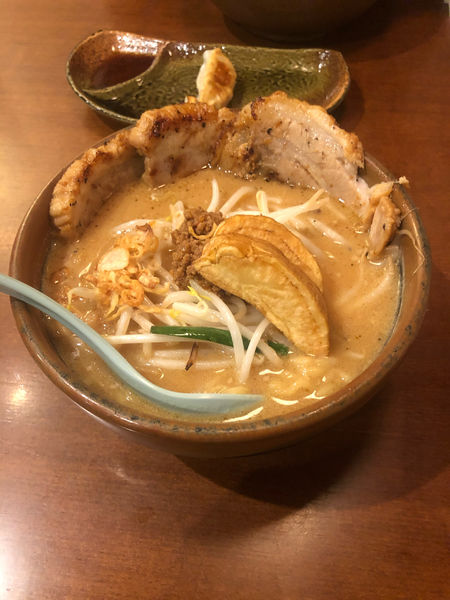 「北海道味噌ラーメン」@蔵出し味噌 麺場 田所商店 北名古屋店の写真