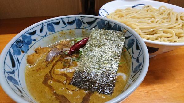 「【夜】カレーつけめん」@自家製麺 福は内の写真