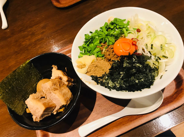 「台湾まぜそば 全部のせ」@つけ麺屋 しずく 夢の写真