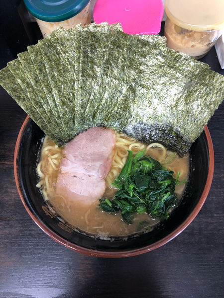 「ラーメン＋のり　800円」@雷家の写真