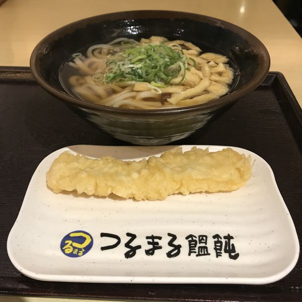 「きざみ（￥270）＋いか天（￥140）※」@つるまる 長堀店の写真