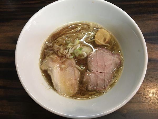 「アジ煮干の中華そば」@中華そば 梟の写真