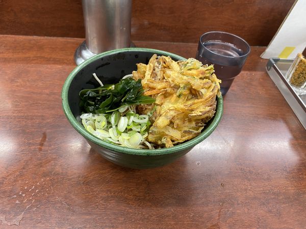 「天ぷらそば冷 300円」@新田毎 秋葉原の写真