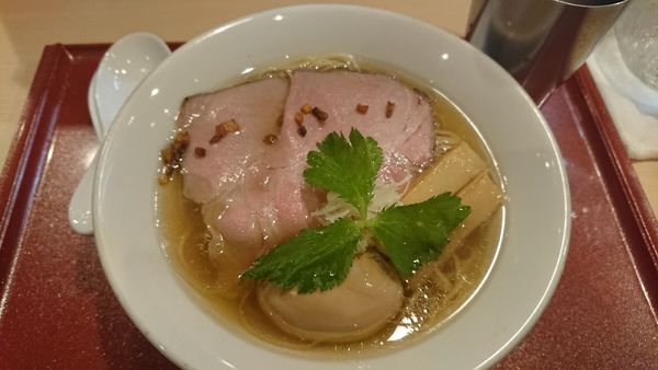 「味玉金色貝そば 950円」@燃えよ麺助の写真
