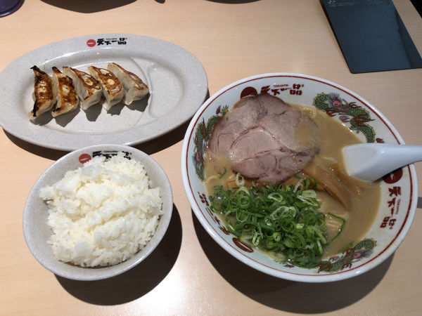 「餃子定食(こってり)」@天下一品 立川店の写真