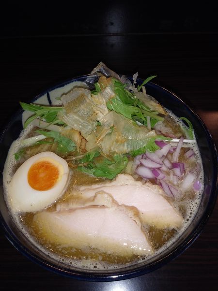 「濃厚鶏煮干し」@横道の写真