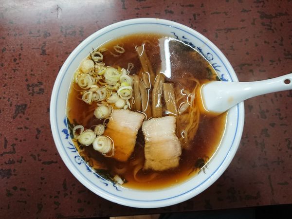 「ラーメン￥450＋半チャーハン￥300」@柳華の写真