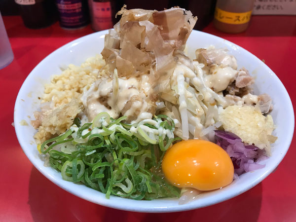 「まぜそば」@用心棒 市ヶ谷飯田橋の写真