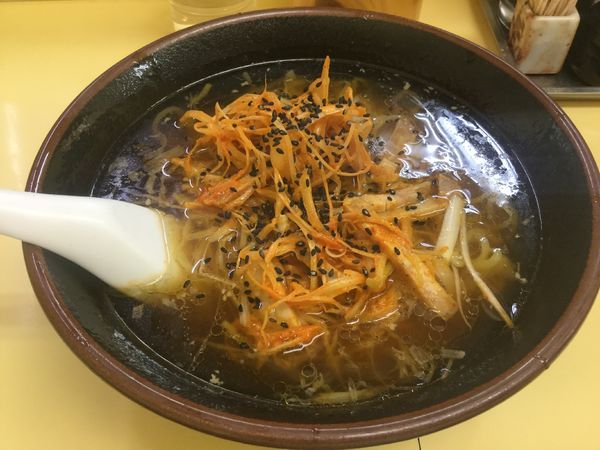 「ねぎラーメン(¥800)」@手もみらーめん 十八番の写真