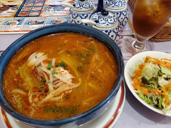 「トムヤム麺セット」@アジアンダイニングロータスの写真