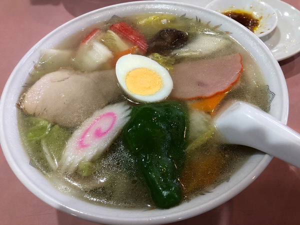 「五目そば900円+餃子500円」@ラーメン 寿園の写真