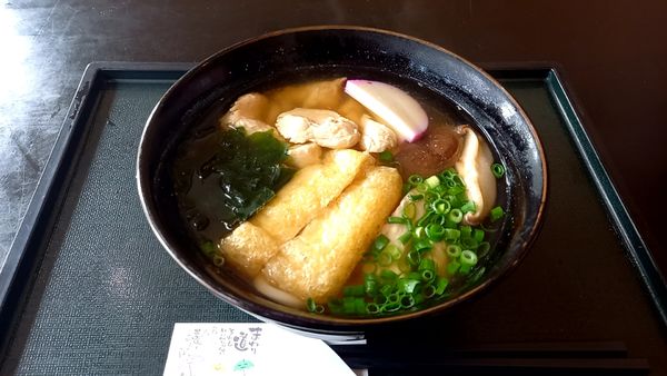 「肉うどん（鶏肉）」@お食事 一善の写真