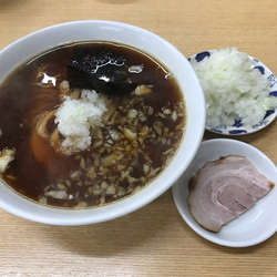 ラーメン620円、薬味60円、焼豚1枚60円