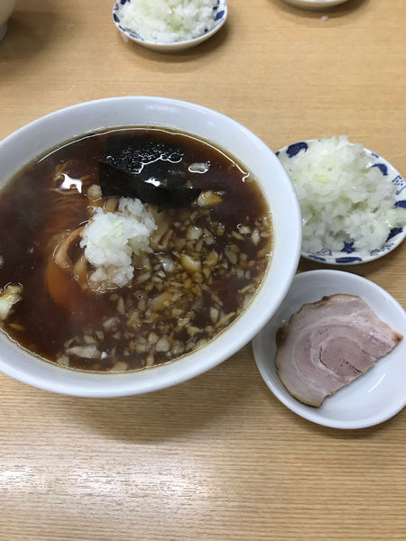 「ラーメン620円、薬味60円、焼豚1枚60円」@竹岡らーめん 清川店の写真