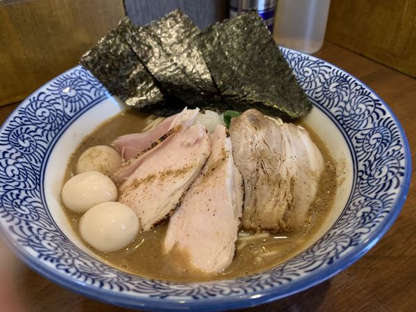 「特製濃厚煮干し蕎麦」@煮干し中華蕎麦 山崎の写真