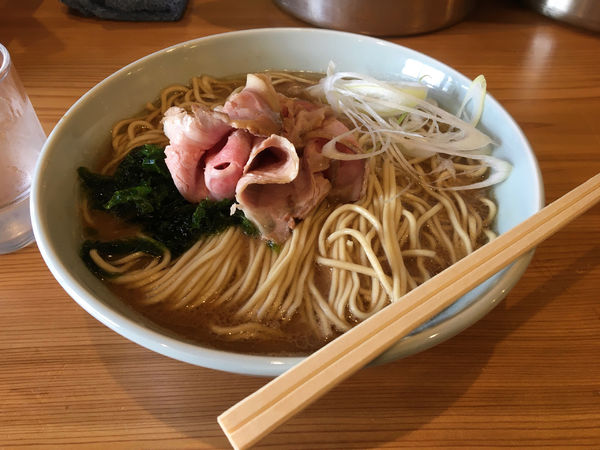 「かにとんこつ　塩　細麺　大盛り」@魚焚の写真