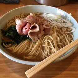 かにとんこつ　塩　細麺　大盛り