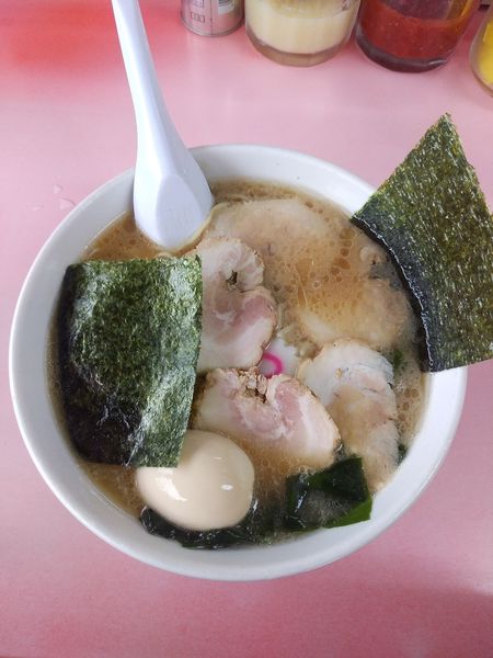 「チャーシューメン+味玉」@ラーメンショップ 間々田本店の写真