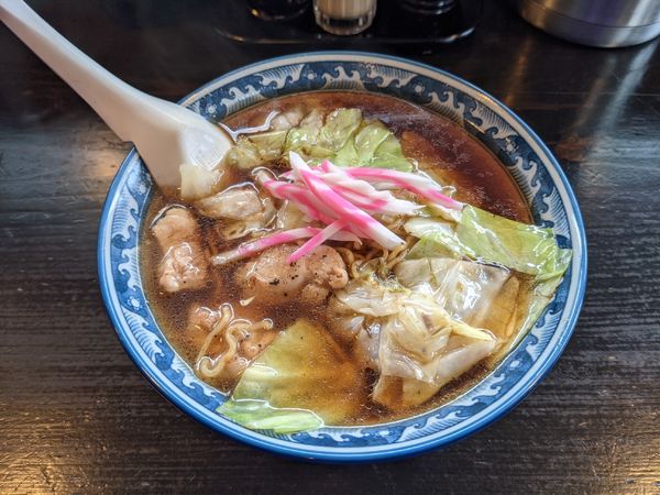 「スープ入り焼きそば　750円」@釜彦の写真