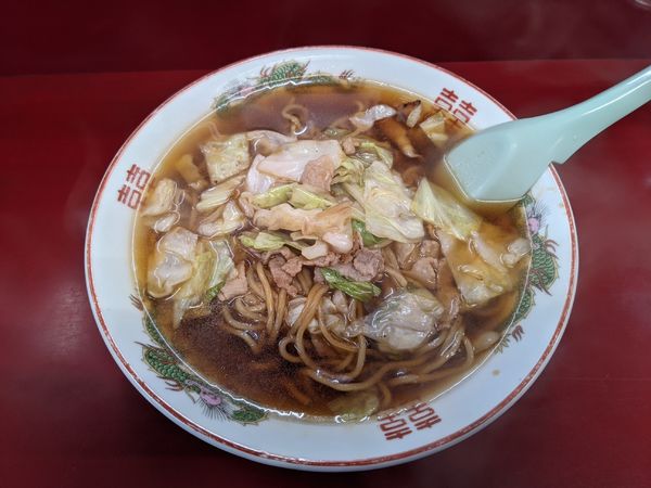 「スープ入り焼きそば 700円」@こばや食堂の写真