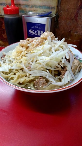 「大豚700円全部多め」@ラーメン二郎 目黒店の写真