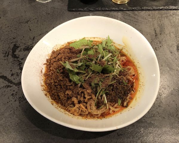 「汁無し坦々麺＋ニンニク」@タンタンタイガー 蔵前店の写真