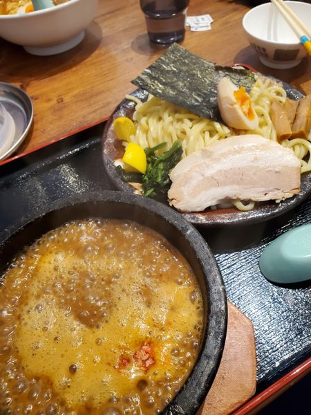 「濃厚海老つけそば　大盛」@札幌海老麺舎 えん 横浜店の写真