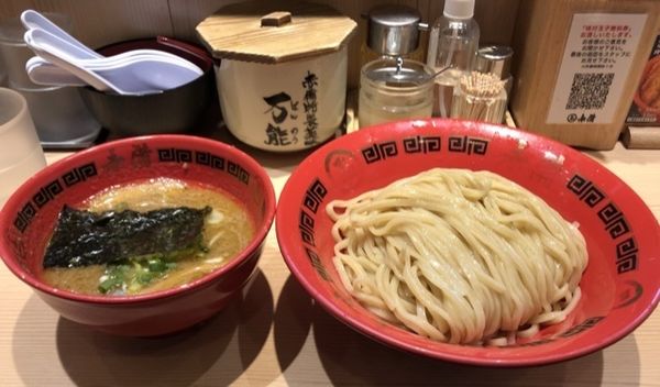 「つけ麺　中盛　870円」@赤備の写真
