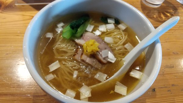 「淡麗鴨だし中華そば塩850円」@麺処 図鑑の写真