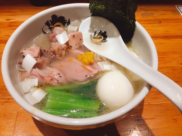 「特製鴨中華そば(塩)」@満鶏軒の写真