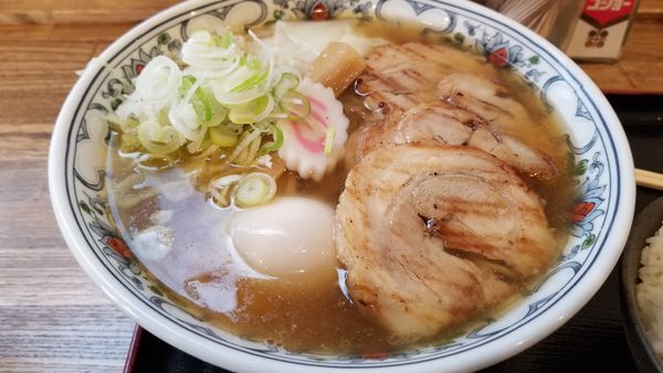 「🉐中華蕎麦　大盛　超こってり」@丸山中華蕎麦店の写真