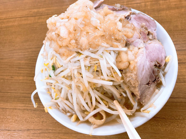 「少なめ野菜増し」@ラーメンの店 どでん 北浦和店の写真