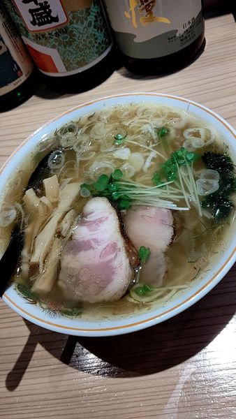 「アラ炊き支那そば　塩　750円」@幸屋きよまる 総本店の写真