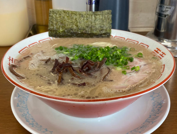 「らーめん650円」@博多長浜らーめんもりやの写真