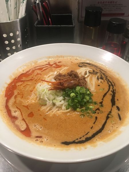 「海老寿久担々麺」@麺屋 愛心 TOKYO 町屋店の写真