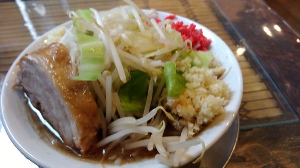 「ハーフラーメン　裏つけ」@麺屋 櫻弐の写真