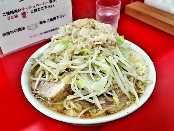 「ラーメン小750円うずら卵100円」@ラーメン二郎 神田神保町店の写真