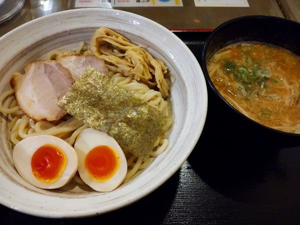「味噌つけ麺＋特製つけ麺セット」@らーめん えん者 籠原店の写真