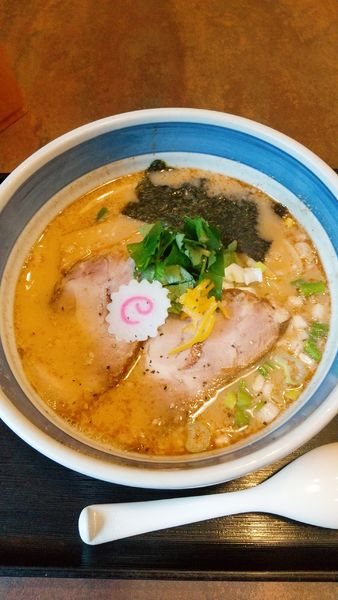 「中華そば(太麺)」@中華そば 門ぱち 浦和美園店の写真