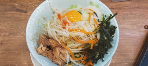 「汁なし野郎」@野郎ラーメン 恵比寿西口店の写真