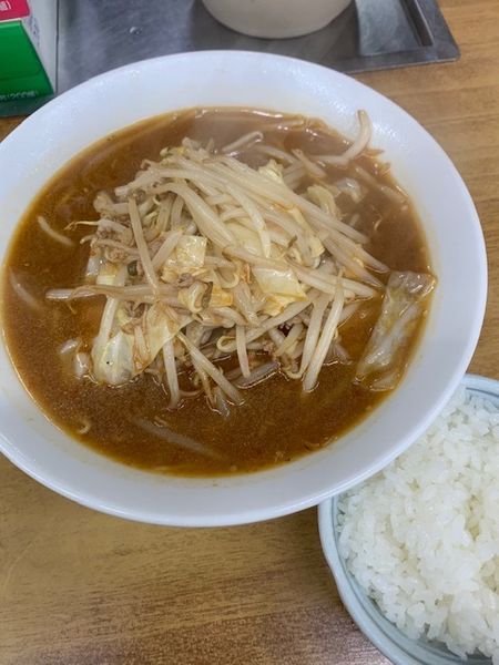 「味噌ラーメン・半ライスセット 780円」@中華料理 国振の写真