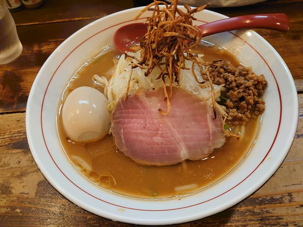 「味玉味噌らーめん」@東京味噌らーめん 鶉の写真