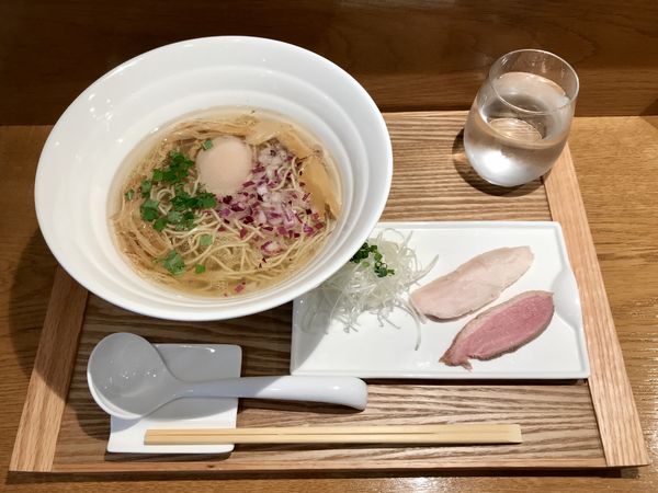 「帆立白醤油そば ＋ 和え玉」@麺処 に志のの写真