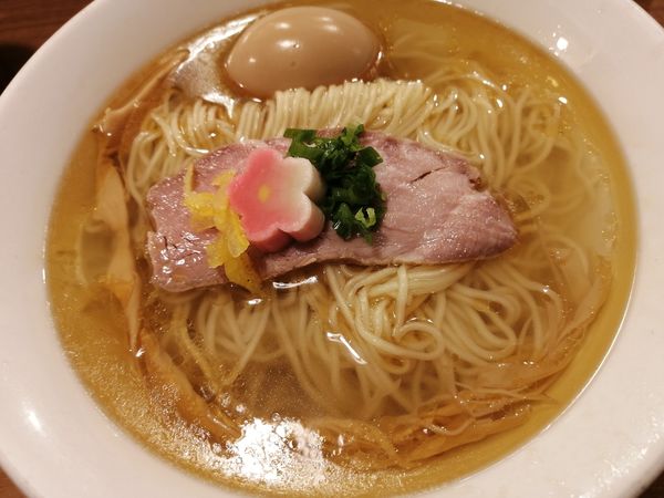 「鯛塩そば＋鯛茶漬け¥1270＋味玉（クーポン）」@鯛塩そば 灯花 本店の写真