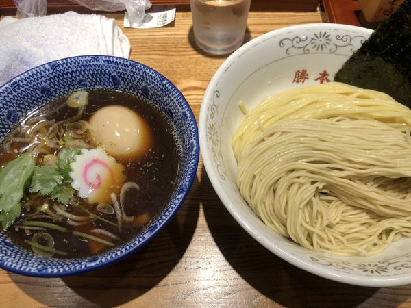 「特製清湯つけそば（1030円）」@つけそば 神田勝本の写真